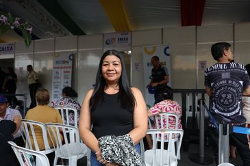 São Paulo (SP), 20/12/2015 - Valdirene Souza procura orientação sobre assistência Social durante a segunda edição do Governo do Brasil na Rua, mutirão que oferece serviços públicos gratuitos, em Heliópolis. Foto: Rovena Rosa/Agência Brasil