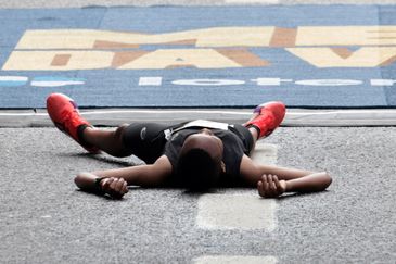 São Paulo (SP), 31/12/2025 - Atleta Sisilia Ginoka, vencedora da categoria feminina da 100ª Corrida Internacional de São Silvestre. Foto: Paulo Pinto/Agencia Brasil