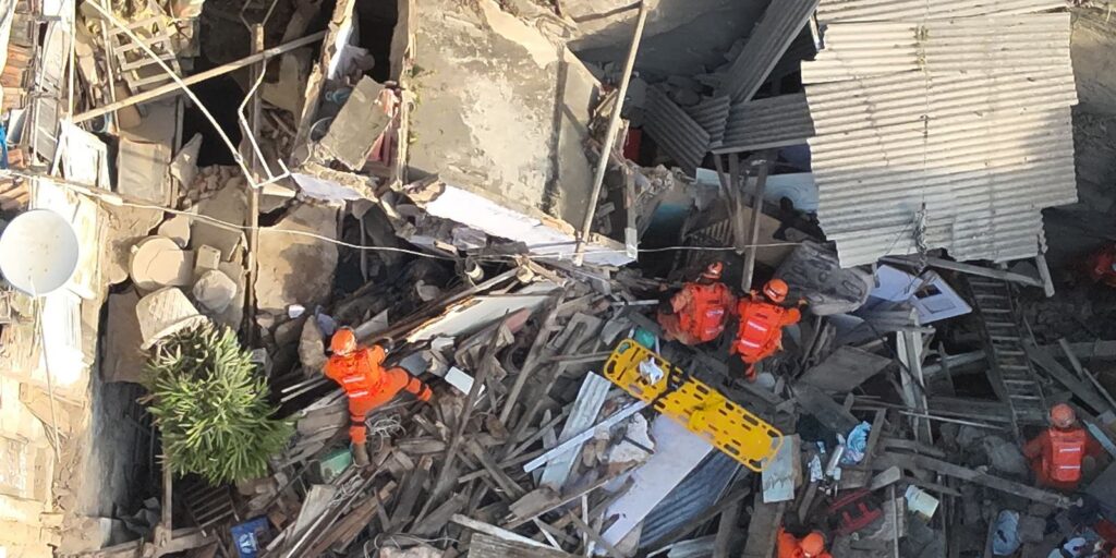 Casarão desaba no bairro do Catete, no Rio, e deixa vários feridos
