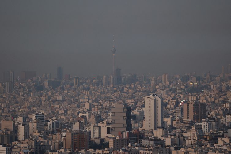 Vista de Teerã após explosões
 26/10/2024   Majid Asgaripour/WANA (West Asia News Agency) via REUTERS