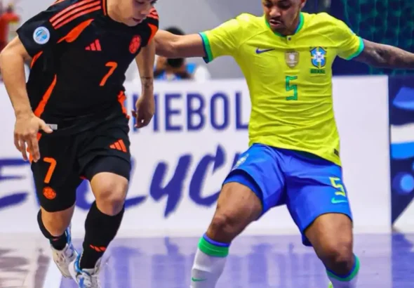 Copa América de Futsal: Brasil empata com Colômbia em estreia difícil