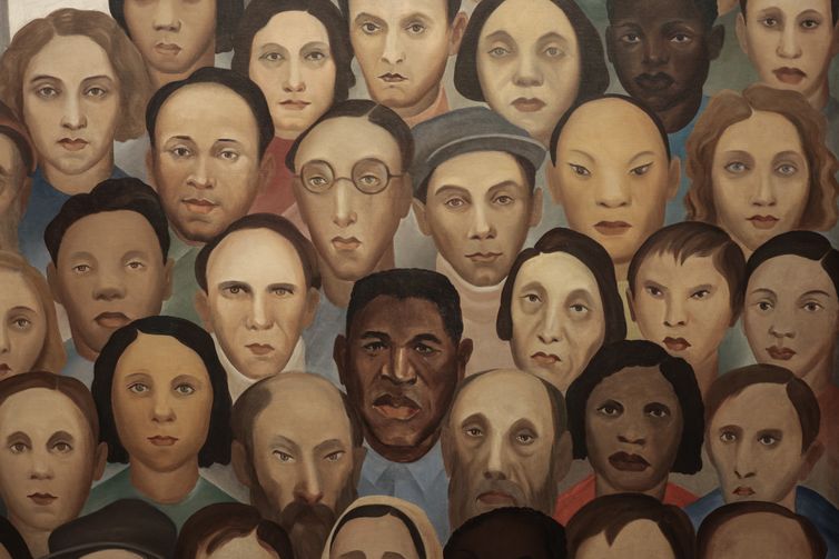 Brasília (DF), 10/02/2026 - Visita guiada no centro cultural TCU à exposição “Transbordar o mundo: os olhares de Tarsila do Amaral”, que estará aberta ao público a partir de 11 de fevereiro.
Foto: Joédson Alves/Agência Brasil