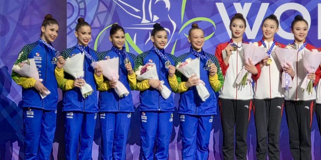 Brasil garante duas medalhas na Copa do Mundo de Ginástica Rítmica