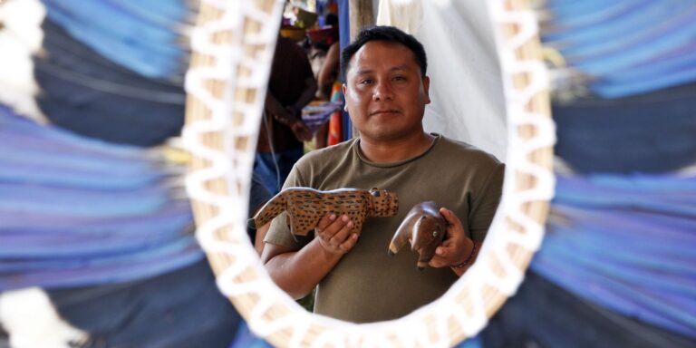 Indígenas relatam que desmatamento impacta produção de cocares