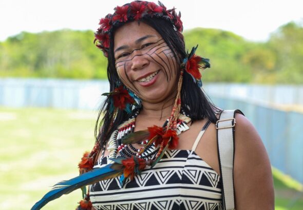 Música e dança Tupinikim marcam início de evento nacional de cultura