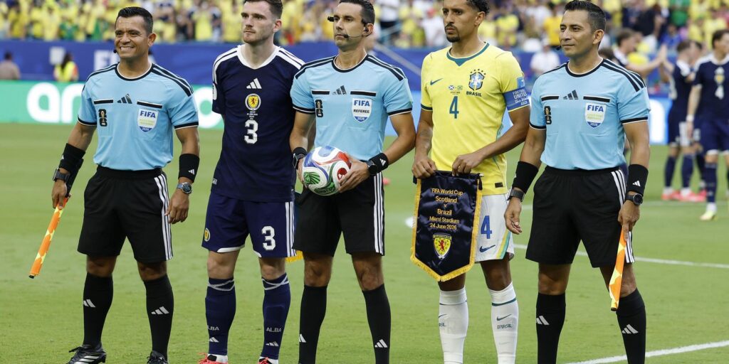 CBF envia ofício contestando gol anulado de Vini Jr. contra Escócia