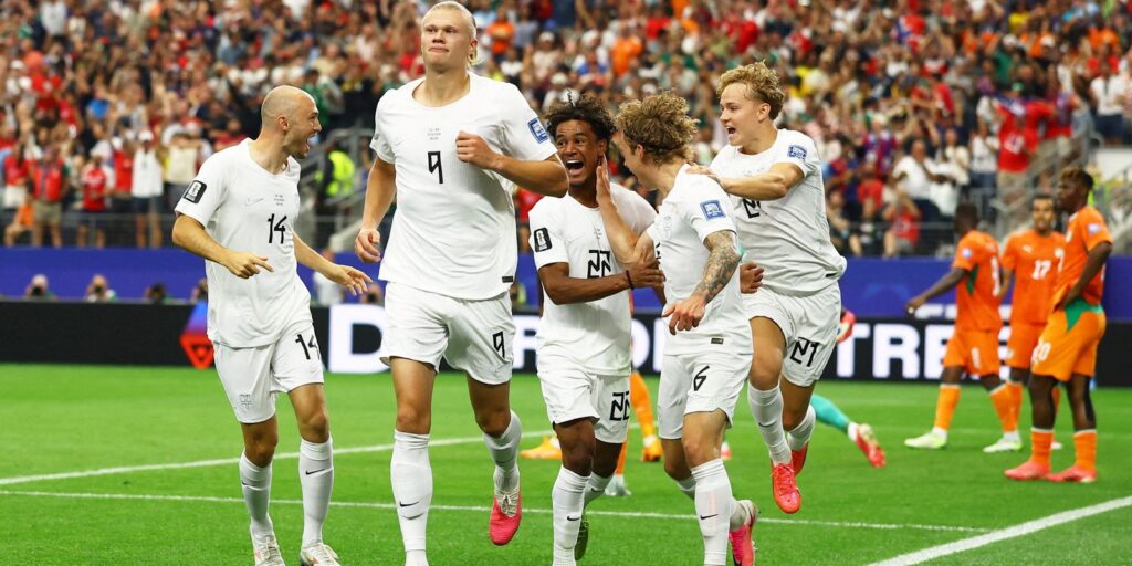 Haaland decide, Noruega vence Costa do Marfim e vai pegar o Brasil