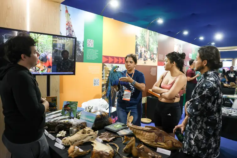 Rio de Janeiro (RJ), 29/07/2026 – Público visita a ExpoT&C, maior feira científica da América Latina durante a SBPC, na Universidade Federal Fluminense, em Niterói (RJ). Foto: Tomaz Silva/Agência Brasil