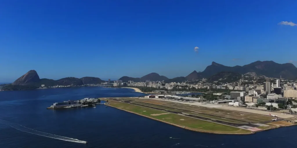Avião derrapa no Santos Dumont e voos são cancelados