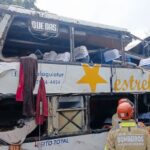 Vítimas de tombamento de ônibus em Petrópolis são do sexo feminino