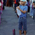 Alunos voltam às aulas presenciais em Gaza depois de três anos
