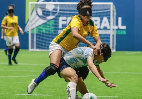 Brasileiras são vice-campeãs da Copa América de futebol de cegas