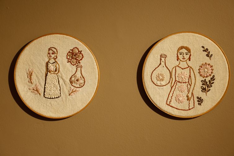 Rio de Janeiro (RJ), 17/09/2026 – A mostra Arte Têxtil de Turmalina e Veredinha –  Jequitinhonha, MG, exibe bordados no Centro Nacional de Folclore e Cultura Popular, no Museu do Folclore Edison Carneiro, no Catete. Foto: Fernando Frazão/Agência Brasil