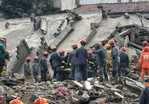 Desabamento de prédio em construção deixa dois mortos em São Paulo
