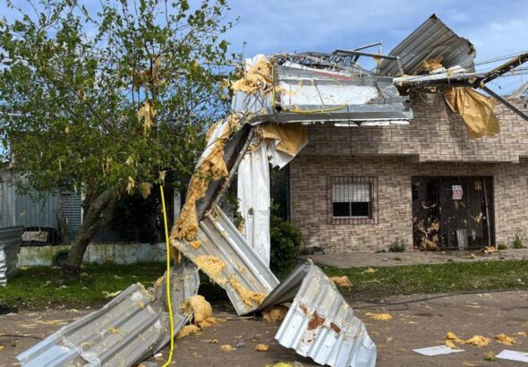 Temporais em Santa Catarina e Rio Grande do Sul afetam 4,8 mil casas