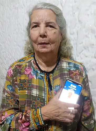 21/10/2026 - Voto das vovós: idosas defendem consciência cidadã contra abstenção. Na foto a eleitora Maria José. Foto: Maria José/ Arquivo Pessoal